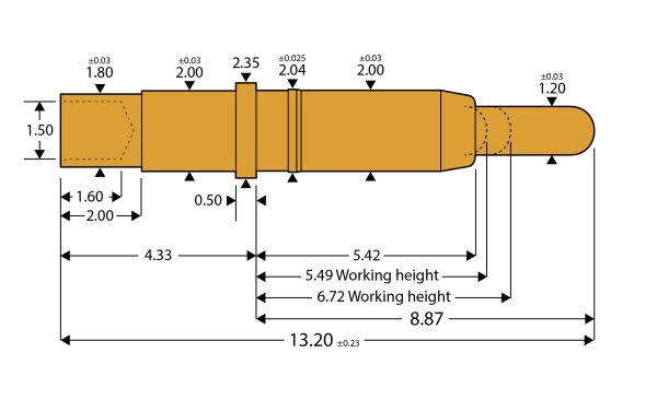 Coda Systems | HD-PD14JST-SP 100g Spring