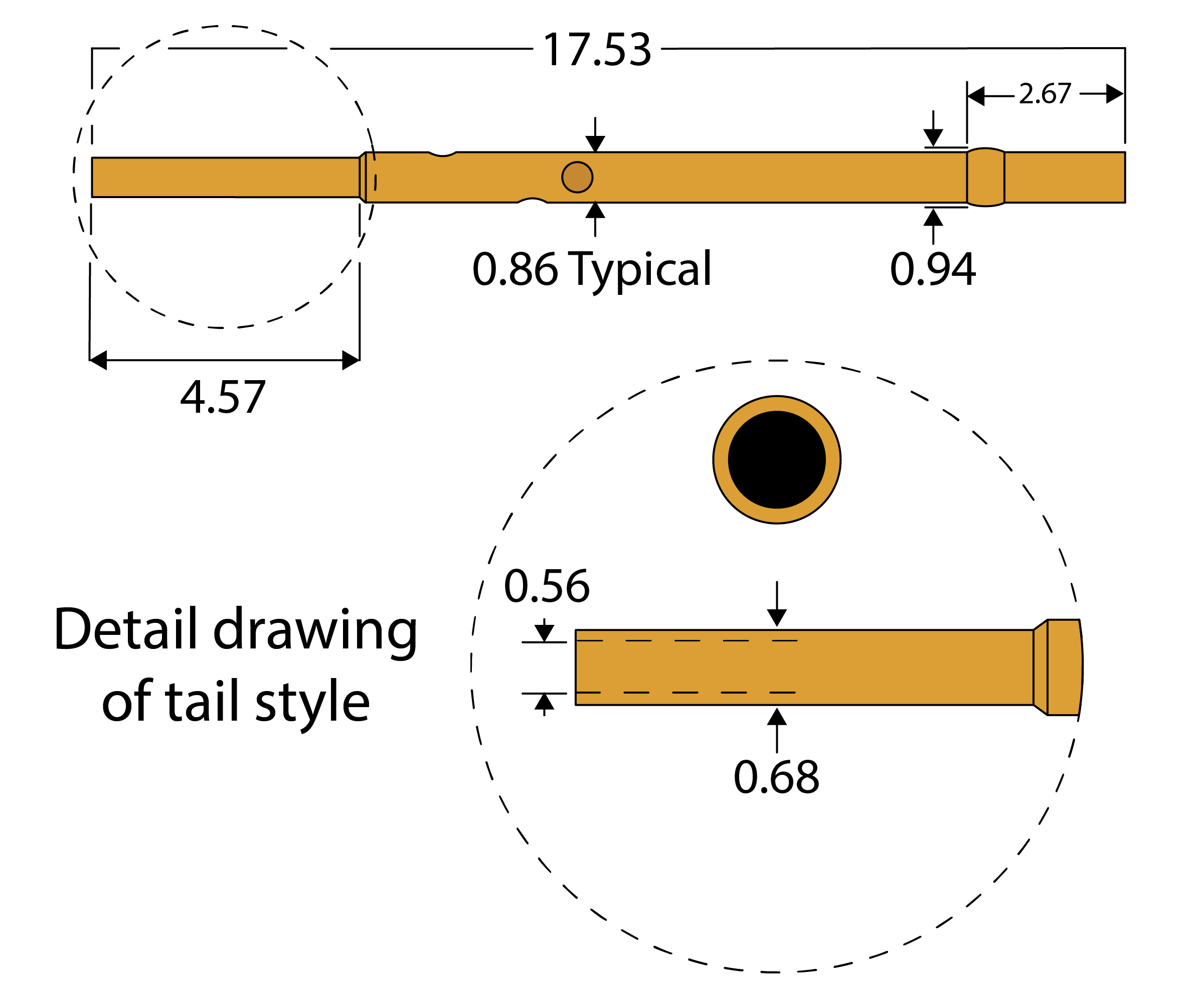 Receptacle - Crimp - Flush Fitment With Press Ring