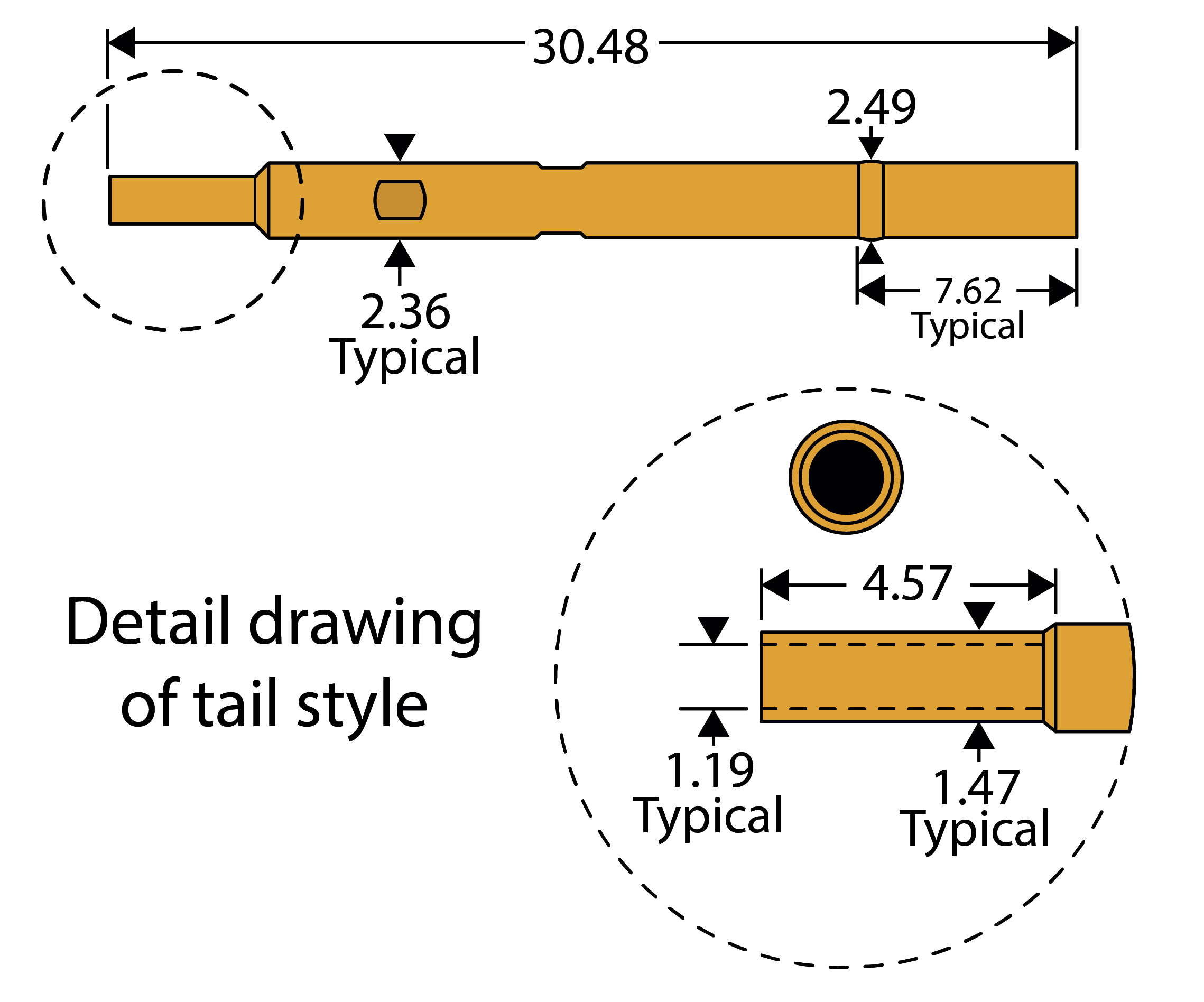 Receptacle - Crimp/Plug-On