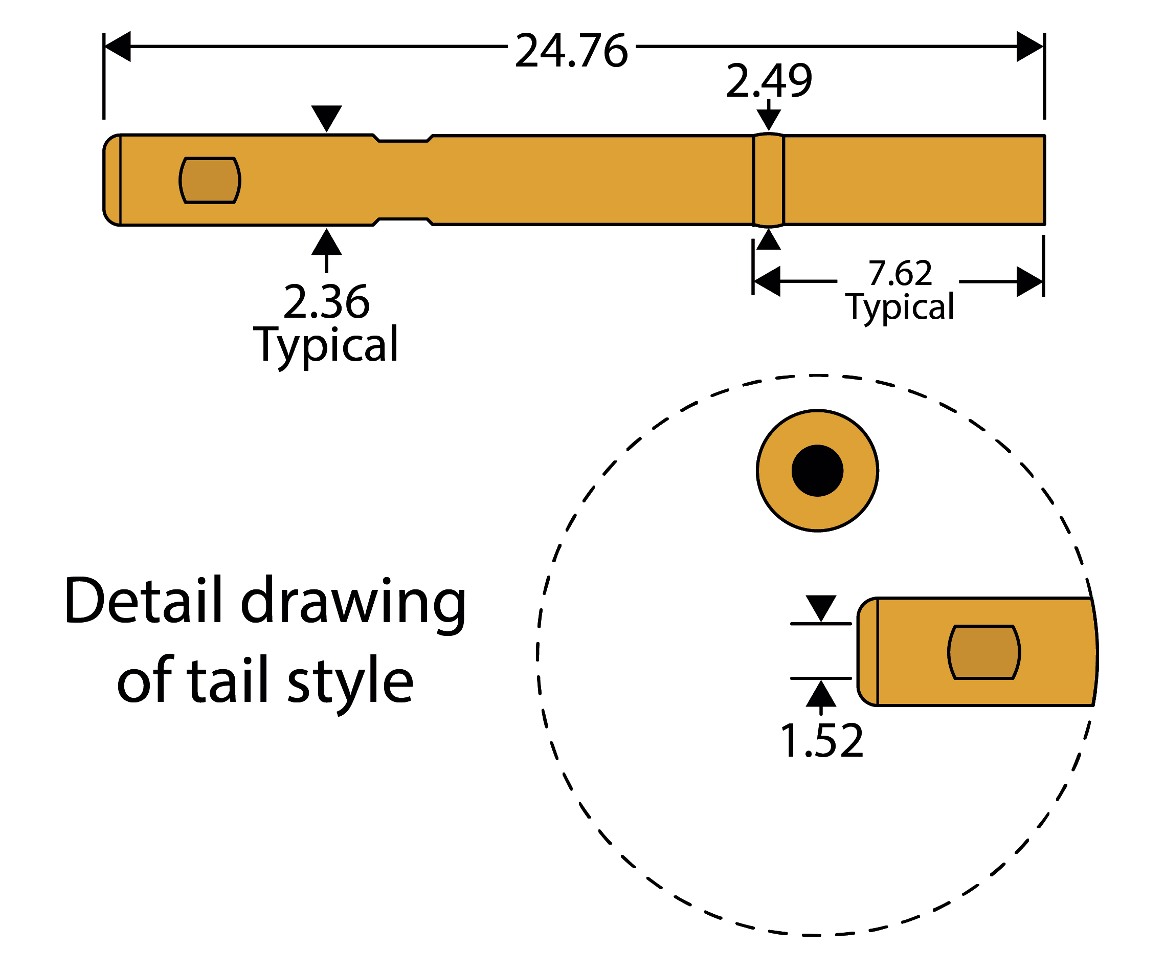 Receptacle - Solder In