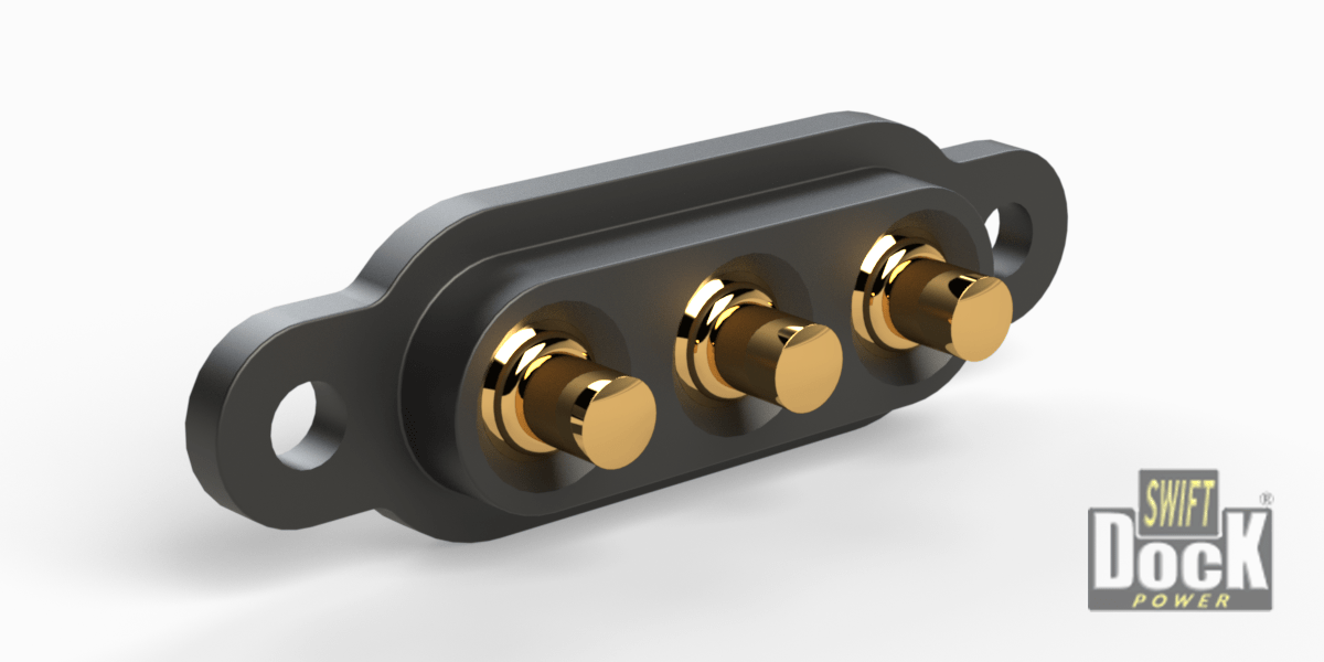 Swift-Dock (7mm pitch) - 3 pin, interface array - high current