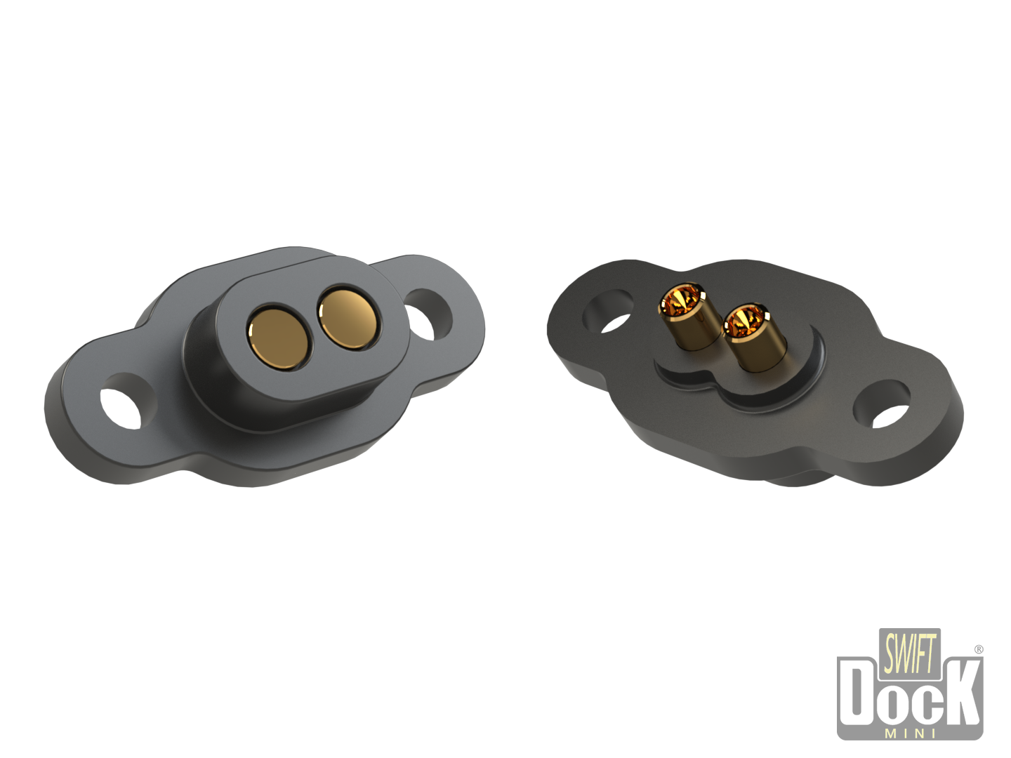 Swift-Dock-mini (3mm pitch) - 2 pin, interface array without PCB