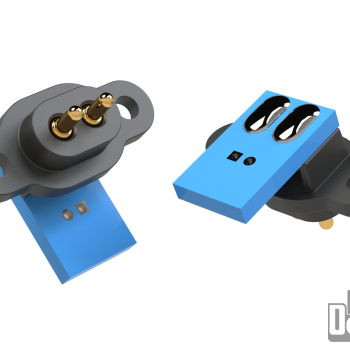 SD-MINI-2P-SC Spring contact side