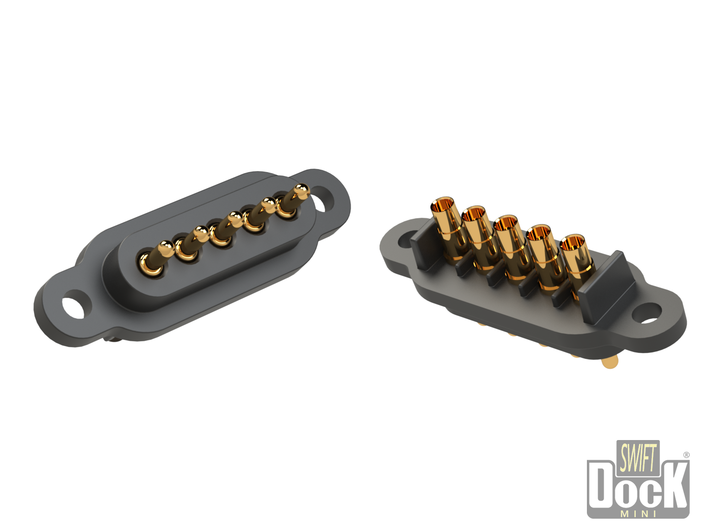 Swift-Dock-mini (3mm pitch) - 5 pin, interface array without PCB