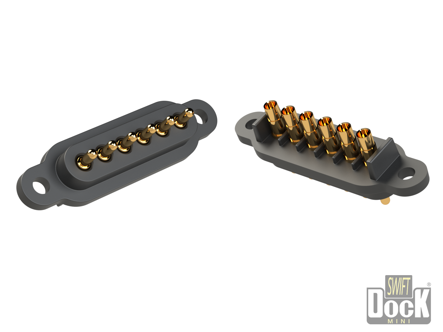 Swift-Dock-mini (3mm pitch) - 6 pin, interface array without PCB