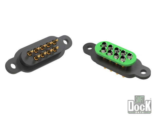 Coda Systems | SD-DATA-9-SCL spring contact side