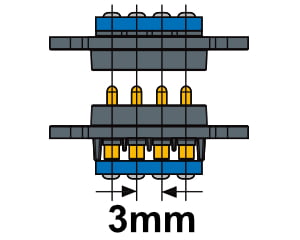 Swift-Dock Mini - spring loaded docking connectors